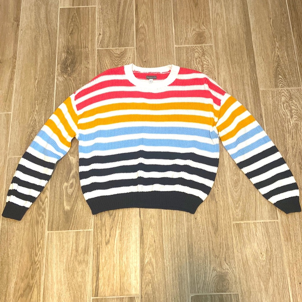 Harper+Liv multicolor striped sweater